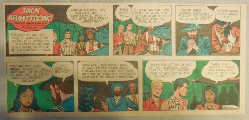 Jack Armstrong The All American Boy by Bob Schoenke 7/20/1947 Third Size Page !