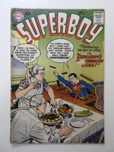 Superboy #59 (1957) GD/VG Condition! 1 1/2 in spine split