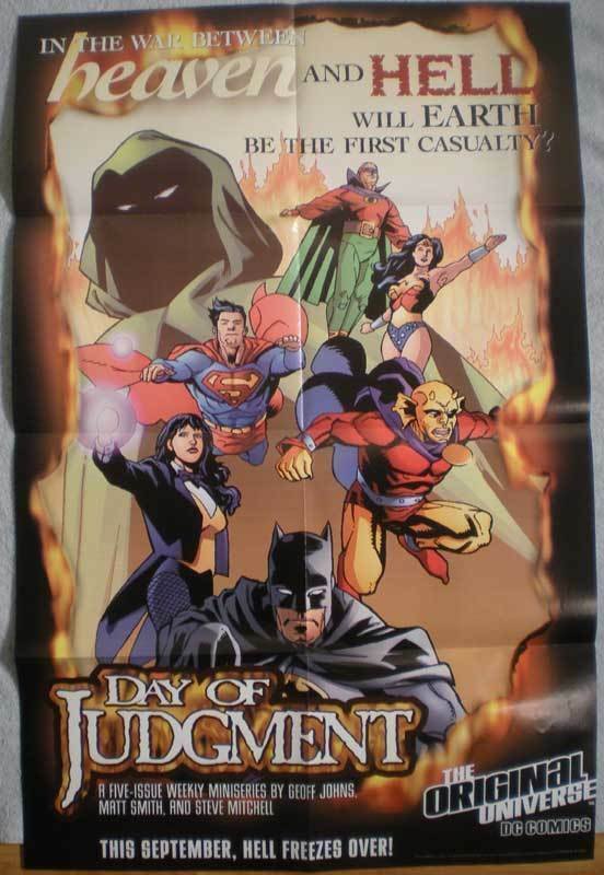 DAY of JUDGEMENT Promo poster, Batman, 22x34, Unused, more Promos in store