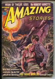 Amazing Stories12/1952-Atomic explosion cover by Ramon Summers-Pulp sci-fi-Hi...