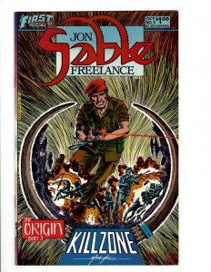 12 Jon Sable Freelance First Comics # 1 2 3 4 5 6 7 8 9 10 11 12 Spy Thrill HG4