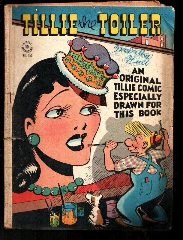 Tillie the Toiler-Four Color Comics #150 1947-Dell-drawn especially for this ...