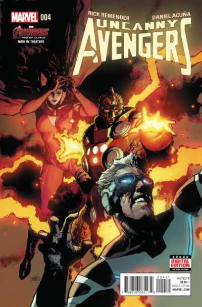 Uncanny Avengers (March 2015 series) #4, NM + (Stock photo)