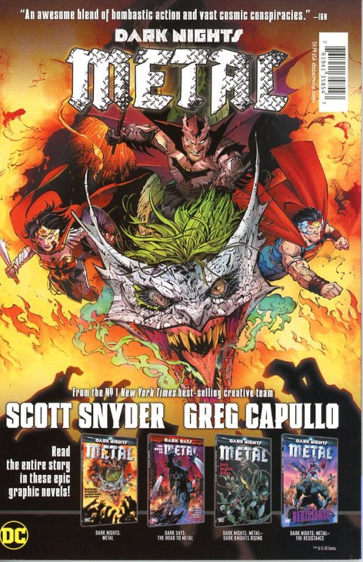 Justice League Giant 1  2018  Wal-Mart 9.0 (our highest grade)