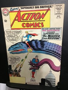 Action Comics #303 (1963) High-grade Monster from Krypton! Wytheville CERT! VF