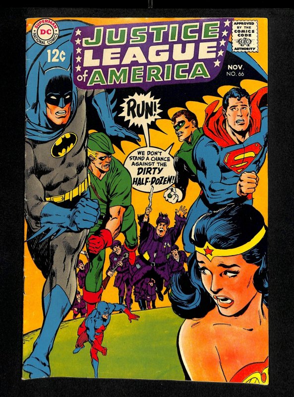 Justice League Of America #66 Neal Adams Cover!