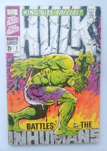 Hulk Annual #1 (1968) HOT KEY 1st Battle vs The Inhumans Thunderbolts Avengers