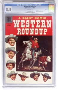Western Roundup #16 (1956) CGC 8.5 VF+