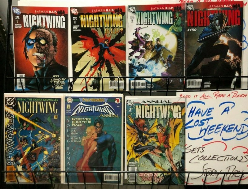 NIGHTWING (2000-2009)45-150 plus stray one shots 115 diff Dick Grayson steps out 