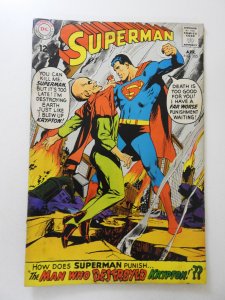Superman #205 (1968) GD+ Condition moisture damage