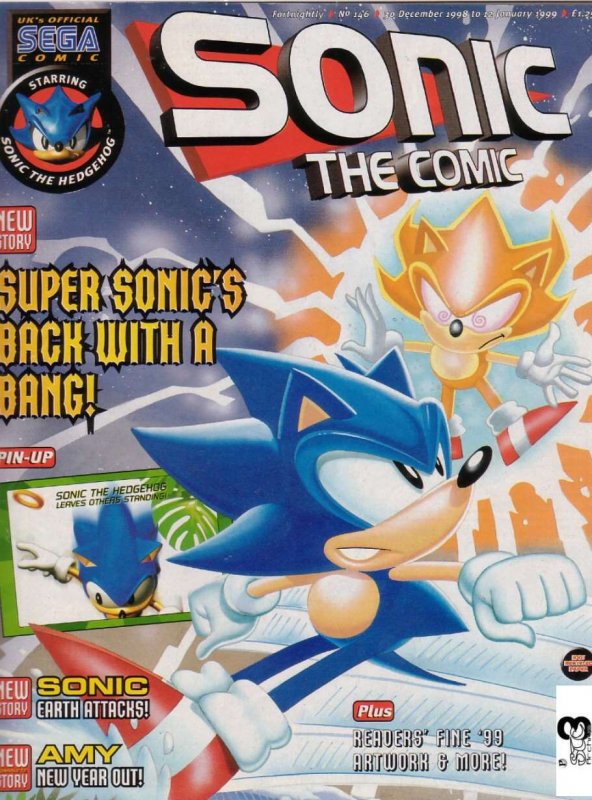 Sonic the Comic #146 VF ; Fleetway Quality | Hedgehog