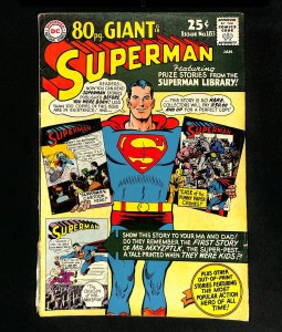 Superman #183 80 Page Giant G-18! 1966!