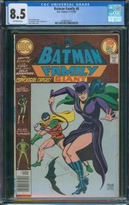 Batman Family #8 DC Comics 1976 CGC 8.5