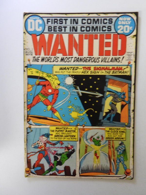 Wanted, The World's Most Dangerous Villains #1 (1972) FN/VF condition