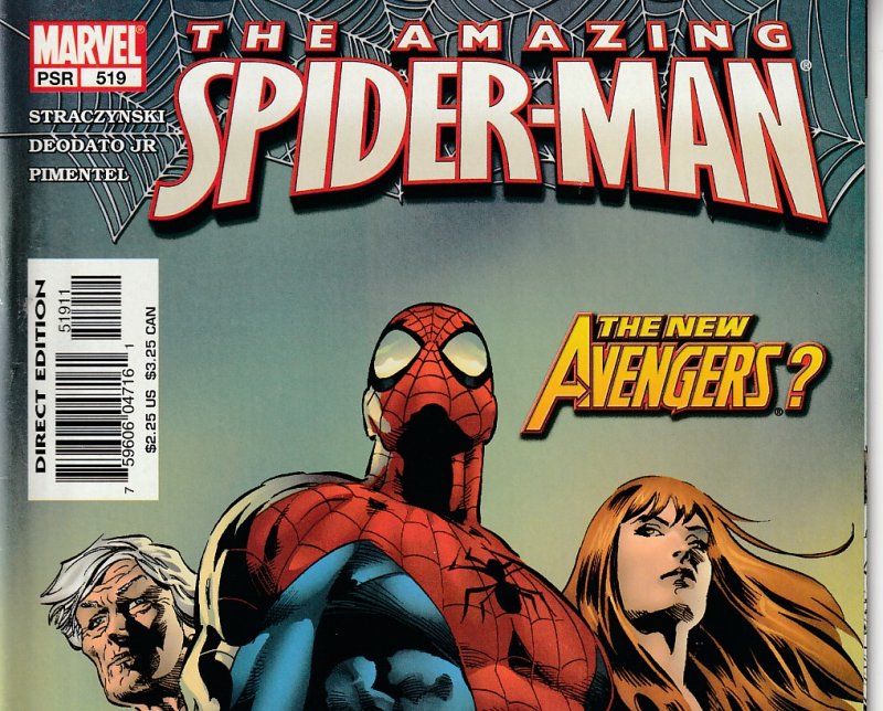 Amazing Spider Man (Vol.1)# 519 Avengers, Wolverine appearance