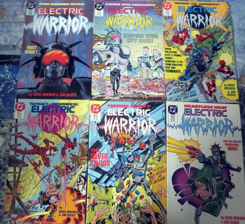 Electric Warrior #1-10 DC Comics Doug Moench Jim Baikie Future Mutant Machines