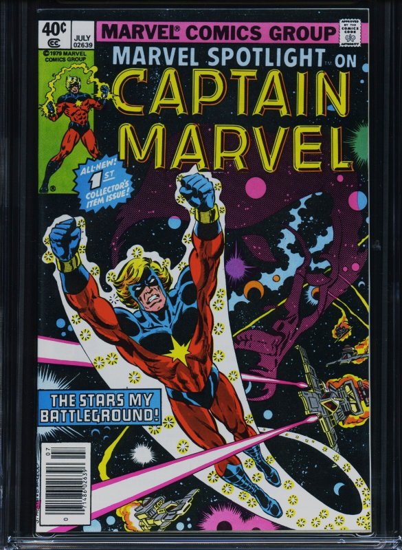 MARVEL SPOTLIGHT V2 #1 - Variant - CGC-9.6, WP - Captain Marvel