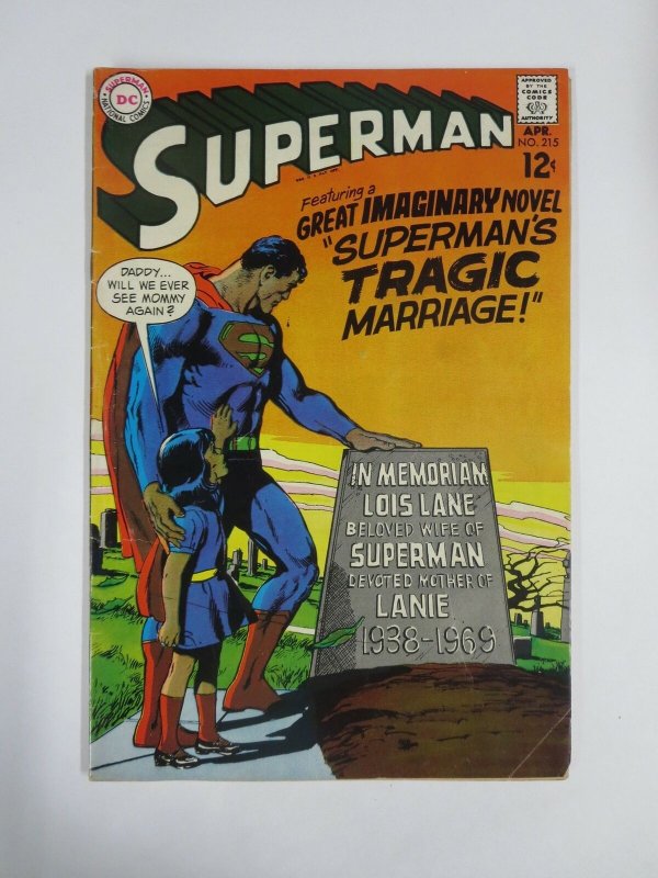 SUPERMAN (1939-1986) 215 VG April 1969