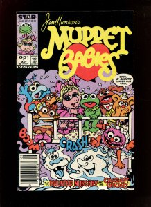 MUPPET BABIES #1 (NEWSSTAND) - COMIC BOOK ADAPTATION (9.0) 1985