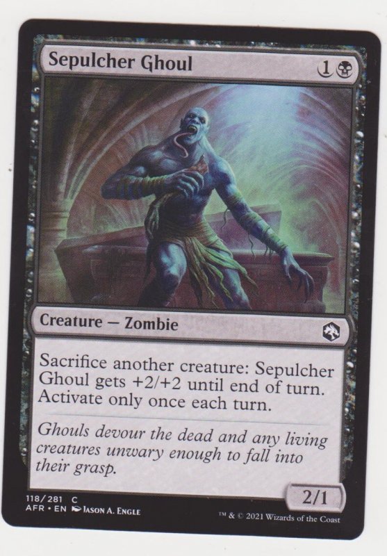 Magic the Gathering: Adventures in the Forgotten Realms- Sepulcher Ghoul