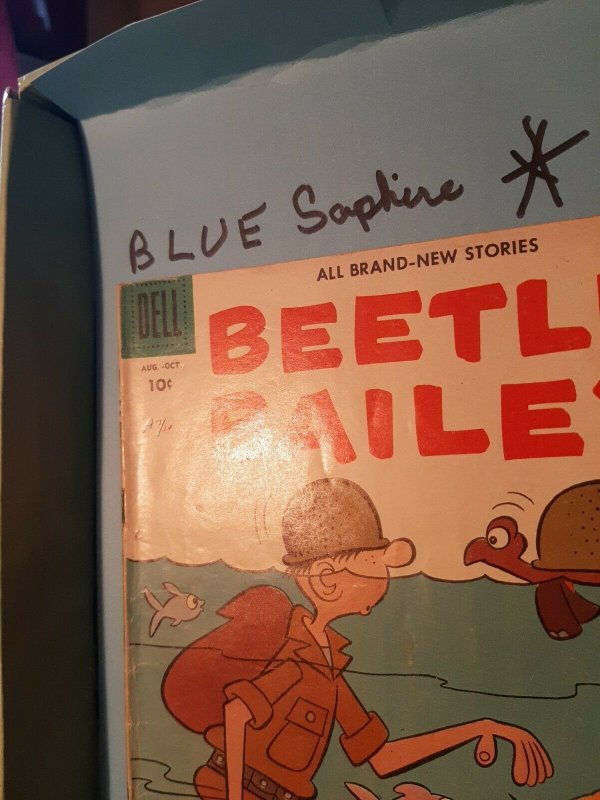 DELL COMICS . BEETLE BAILEY #7 . Golden Age. 1956. SEE PICS