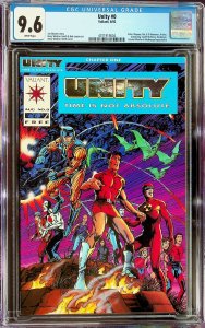 Unity #0 Regular Edition (1992) - CGC 9.6 - Cert#4371919004