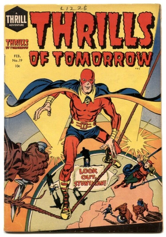 Thrills Of Tomorrow  #19 1955-1st Stuntman -Jack Kirby art- FN