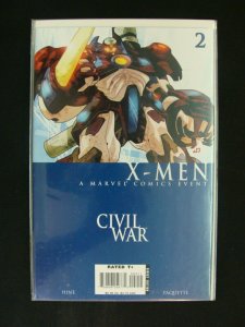 X-Men Civil War #1-4 Complete Set Run Hine Paquette Marvel Comics NM Condition