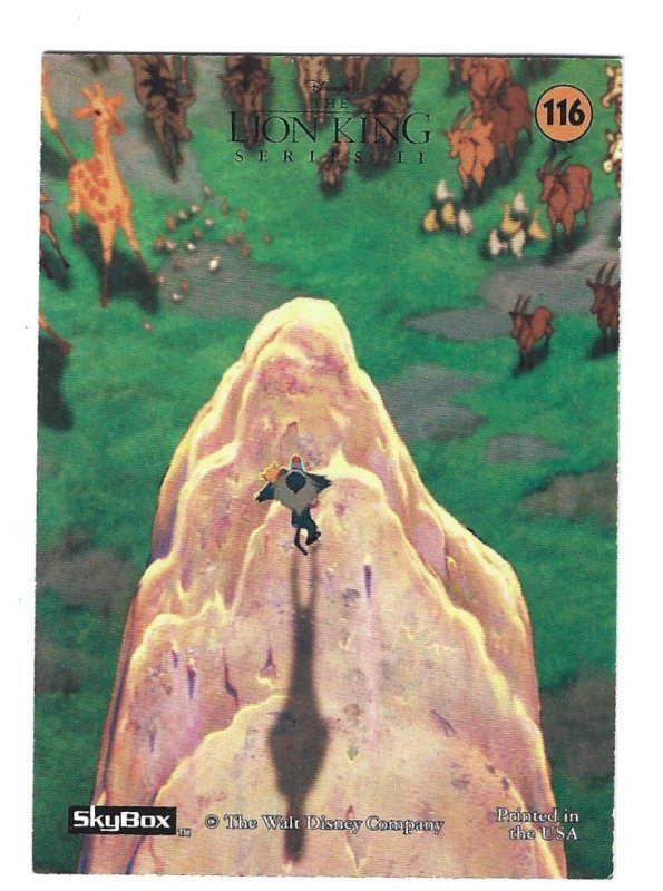 1994 Lion King Series II Trading Card #116