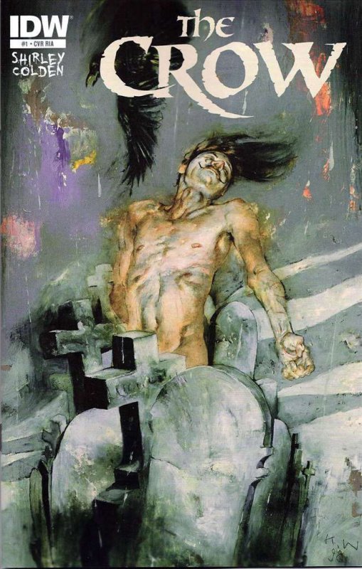 Crow, The: Death And Rebirth #1C VF/NM ; IDW | RI-A Variant Kent Williams