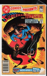 DC Comics Presents #37 Newsstand Edition (1981) Hawkgirl