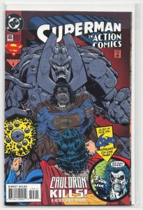 Action Comics #695 Embossed Cover (1994) Superman