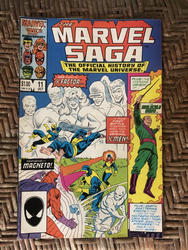 The Marvel Saga The Official History of the Marvel Universe #11 (1986)