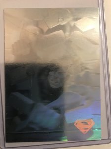 SUPERMAN HOLO SERIES Promo card; DC Skybox 1996 NM/M; hologram prototype