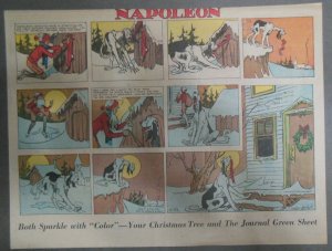 Napoleon the Dog Sunday by Clifford McBride from 12/22/1940 Size: 11 x 15 inches