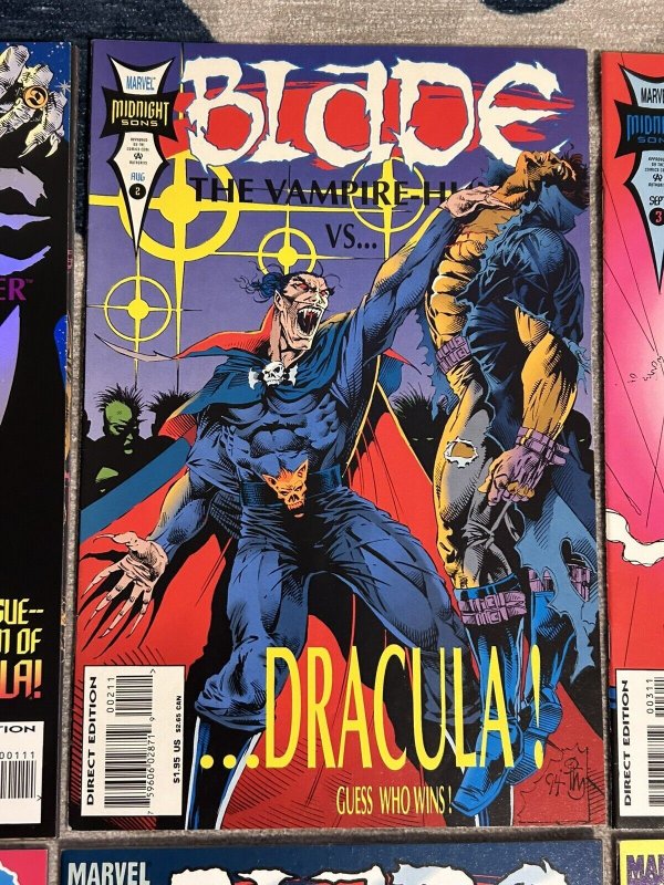 Blade: The Vampire Hunter 1-10 Complete SET Dracula VF/NM Marvel 1994-1995 MCU