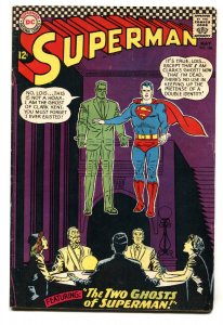 SUPERMAN #186 1966-DC COMICS-SEANCE COVER-GHOSTS 