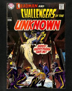 Challengers Of The Unknown #74 Neal Adams Cover! Deadman!