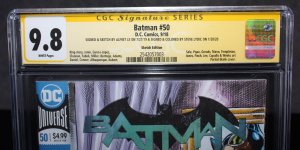Batman #50 CGC (9.8) Signed & Sketched by Alfret Le & Steve Lydic - 2018