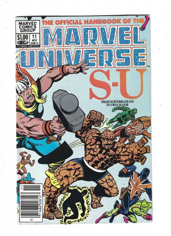 The Official Handbook of the Marvel Universe #3 through 11 (1983) rb1