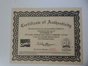 The Punisher #1 Dynamic Forces Exclusive W/COA NM Condition