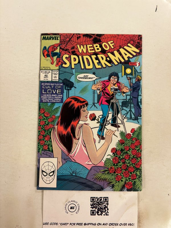 Web of Spider-Man #42 NM Marvel Comic Books Avengers Mary Jane 14 HH62