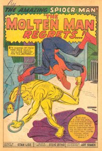AMAZING SPIDER-MAN #35 (Apr1966) 4.0 VG   All Steve Ditko! MOLTEN MAN Returns!