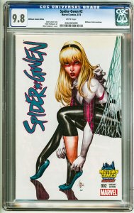 Spider-Gwen #2 Midtown Comics Cover (2015) CGC 9.8!