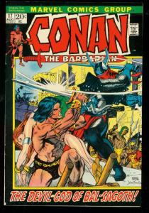 CONAN THE BARBARIAN #17 1972-MARVEL COMICS-fine FN