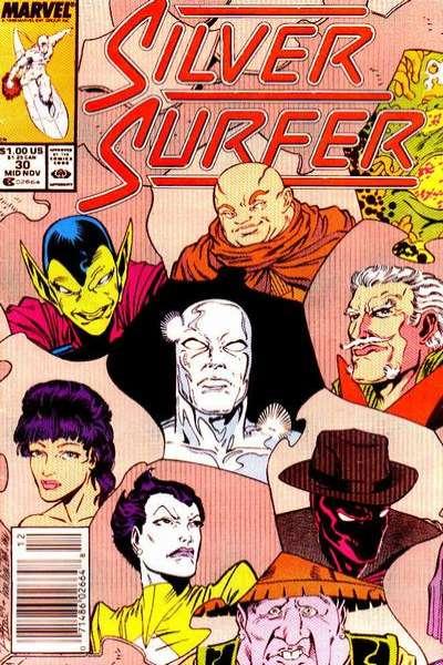 Silver Surfer (1987 series) #30, VF+ (Stock photo)