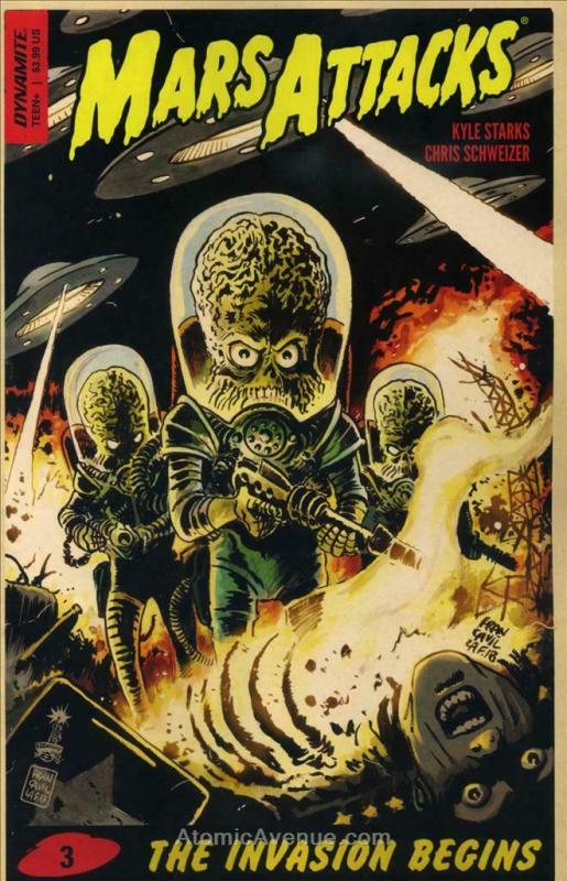 Mars Attacks (Dynamite) #3A VF/NM; Dynamite | save on shipping - details inside