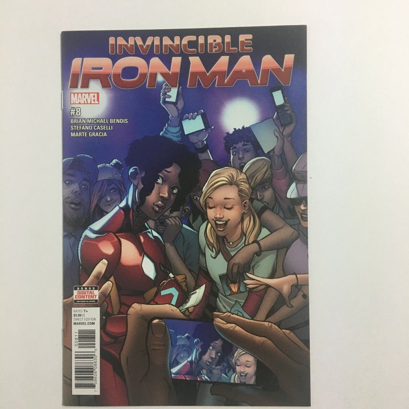 Invincible Iron Man #2 #4 #8 Lot Set Riri Williams Ironheart 2017 Disney+ MCU