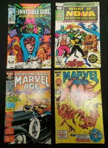 MISC MARVEL 4PC (VF) WHAT IF THE INVISIBLE GIRL HAD DIED? MARVEL AGE 1979-86