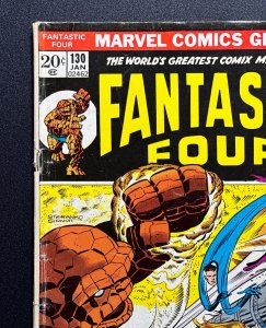 Fantastic Four #130 Direct Edition (1973) G/VG 2nd appearance of Thundra